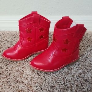 Gymboree Red Cowboy Boots